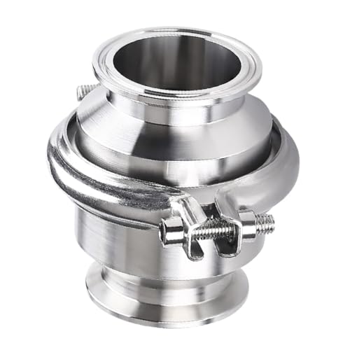 19 25 32 38 51-159mm 1.5 "2" 3 "4" 5 "6" Tri Clamp SUS 304 316L Edelstahl Sanitär Nicht-rückkehr Einweg Überprüfen Ventil Homebrew(45mm K64mm) von ZXCDLCCJD