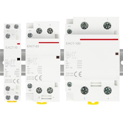 2P 4P 16A 20A 25A 32A 50A 40A 63A 100A AC 220V Din Rail Household Modular AC Contactor Switch Controller DIY Smart Home Hotel(25A_4NC) von ZXCDLCCJD