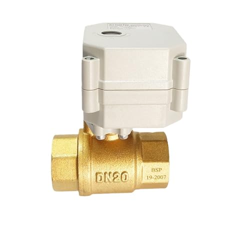 3/4 "AC110V zu 230V Voll Bohrung Elektrische Kugelhahn BSP/NPT gewinde mit anzeige DN20 Betätigte Kugelhahn for wasser Behandlung(BSP_AC110V-230V_CR401) von ZXCDLCCJD