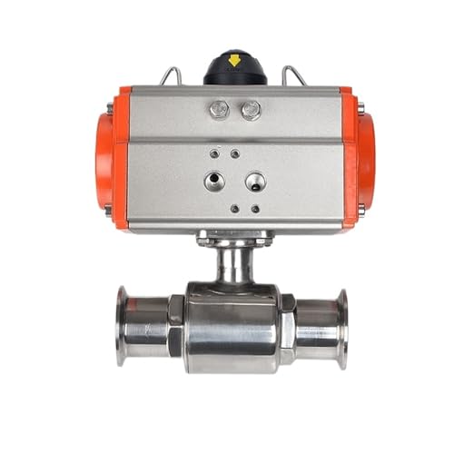 32mm Sanitary 304 Stainless Steel Pneumatic Ball Valve Two Piece Tri Clamp Ferrule Type Ball Valve With Double Acting Cylinder 32mm Sanitary 304 Stainless Steel Pneumatic Ball Valve Two Piece Tri Clamp Ferrule Type Ball Valve With Double Acting Cylinder von ZXCDLCCJD