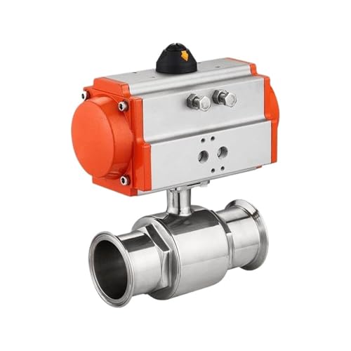 38mm Stainless Steel Sanitary Pneumatic Ball Valve Two Piece Tri Clamp Ferrule Type Ball Valve With Double Acting Cylinder 38mm Stainless Steel Sanitary Pneumatic Ball Valve Two Piece Tri Clamp Ferrule Type Ball Valve With Double Acting Cylinder von ZXCDLCCJD
