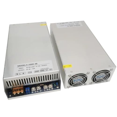 DB 2000W PFC for Motor 1800W Schalter Netzteil DC 12V 125A Transformator 30V 48V 24V 60V 72V 36V 90V / Adapterleiste 110 / 220V(AC220V_48V_2KW-APP ON OFF) von ZXCDLCCJD