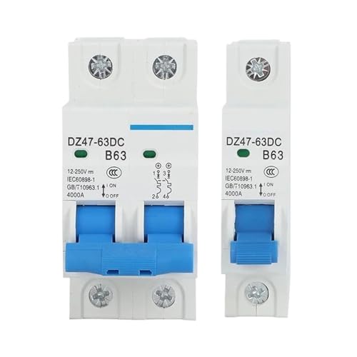 DC Circuit Breaker 24V 36V 48V 60V 72V Circuit Breaker Circuit Protection Switch 63A 80A 100A 125A E-bike Scooter Power Switch(1P,20A) von ZXCDLCCJD