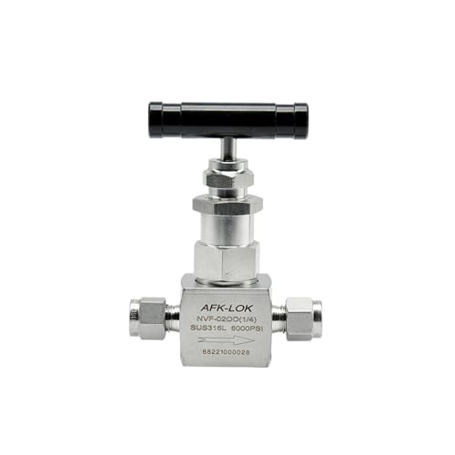 Hochdruck-Nadelventil aus Edelstahl mit 6000 PSI, 2-fach einstellbarer Durchfluss for Gaskompressionsanschluss(10mm) von ZXCDLCCJD