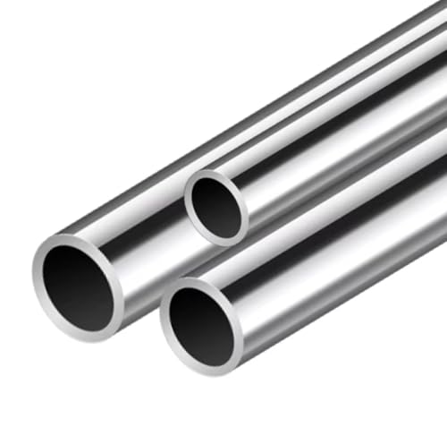 2 Stück 2–30 mm Durchmesser 304 Edelstahl Hohlrohr (2er-Pack) – 1 Meter Länge, 0,3–5,0 mm Dicke for Heimwerker, Industrie, Sanitär und Handwerk(Diameter 13 mm*thickness 0.5 mm) von ZXCFGH