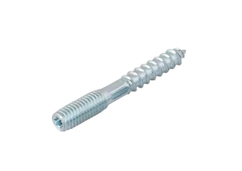 20 Stück verzinkte Doppelkopfschrauben aus Kohlenstoffstahl, spitze Doppelkopf-Blechschrauben, Blechschrauben zur Möbelbefestigung, Möbelverbinder M6 M8 M10 M12(M8*90 (Long style)) von ZXCFGH
