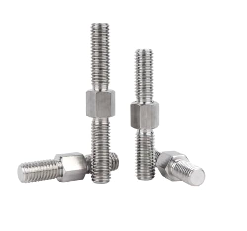 5 STÜCKE 304 Edelstahl Links-Rechts-Gewinde Doppelendschraube M3 M4 M5 M6 M8 M10 Doppelend-Gewindestange for die Hauswartung(M3*30) von ZXCFGH