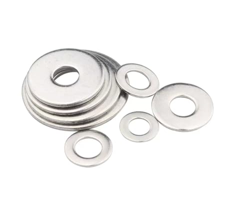 50 STÜCKE 304 Edelstahl Unterlegscheibe Einfache Dichtung M10 M12 M14 M16 M18 M20 M22 M24 M27 M30 M36(M14*50 * 4) von ZXCFGH