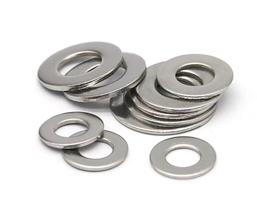 50 stücke 304 Edelstahl Flache Unterlegscheibe Einfache Dichtung M1.6 M2 M2.5 M3 M3.5 M4 M5 M6 M8(M3*10 * 0.8) von ZXCFGH