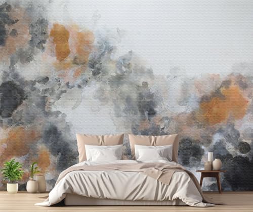 Fototapete Retro Rauch Graffiti 310x250cm Tapete Kinderzimmer Vliestapete Wohnzimmer Schlafzimmer Wandtapete Deco -ZXCHEE-MZ02480 von ZXCHEE