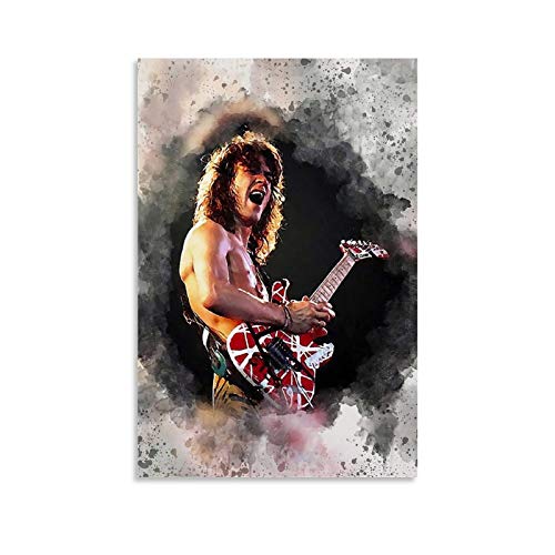 ZXCMNB Eddie Van Halen Eruption Poster dekorative Malerei Leinwand Wandkunst Wohnzimmer Poster Schlafzimmer Malerei 20x30inch(50x75cm) von ZXCMNB