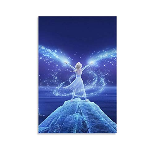 ZXCMNB Frozen 2 Phone Wallpaper Hd Leinwand Kunst Poster und Wandkunst Bilddruck Moderne Familienzimmer Dekor Poster 12x18inch(30x45cm) von ZXCMNB