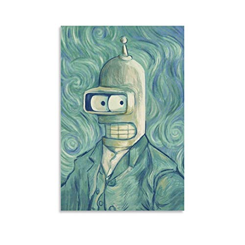 ZXCMNB Futurama Fender Bender Leinwand Kunst Poster und Wandkunst Bilddruck Moderne Familienzimmer Dekor Poster 12x18inch(30x45cm) von ZXCMNB