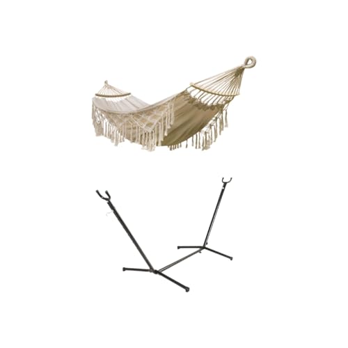 Canvas-Hängematte mit Ständer for Outdoor-Camping-Reisen mit guter Tragfähigkeit und multifunktionaler Hängematte Canvas-Hängematte mit Ständer for Outdoor-Camping-Reisen mit guter Tragfähigkeit und multifunktionaler Hängematte von ZXCMY