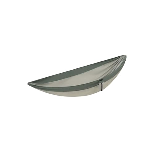 Hängematte aus Polyester-Baumwoll-Mischgewebe, leicht, mit seitlicher Aufbewahrungstasche, tragbar, for Aufhängen am Baum im Freien, Camping(Groen,L) von ZXCMY
