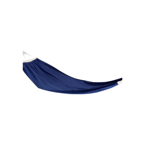 Hängematte aus Polyestermischung mit Holzstäben for Camping im Freien, leicht zu verstauen, vielseitig einsetzbar, Gute Tragfähigkeit(Bleu,S) von ZXCMY