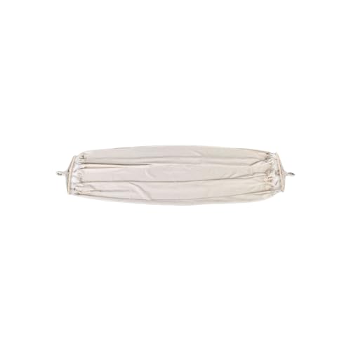 Hängematte aus Segeltuch mit Holzstäben for Camping im Freien. Tragbar, waschbar, einfach aufzubauen und praktisch.(Off-White) von ZXCMY