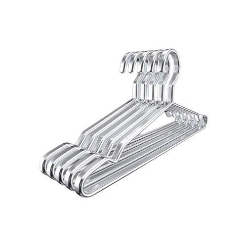 Kleiderbügel aus Edelstahl mit Breiten Rillen, robust und Nicht leicht zu verformen, Kleiderbügel for Wohnheime(30pcs) von ZXCMY