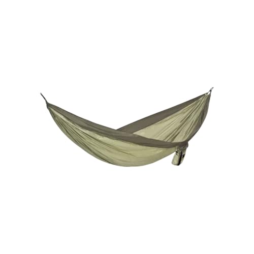 Polyester Hängematte Mehrzweck Outdoor Camping Leichte Tragbare Baum Hängen Tragende Hängematte(L) von ZXCMY