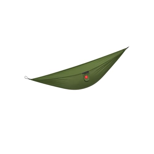 Polyester-Hängematte mit Aufbewahrungstasche Outdoor Camping Dickes Seil Tragbare Mehrzweck-Hängematte for Aufhängen am Baum(Groen) von ZXCMY