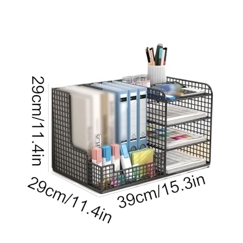 ZXCMY Iron Desktop Bookshelf Multi-Tier-Desktop-Bücherregal Multifunktional Desktop Bookshelf Rastel Desktop Booksel ZXCMY Iron Desktop Bookshelf Multi-Tier-Desktop-Bücherregal Multifunktional Desktop Bookshelf Rastel Desktop Booksel von ZXCMY