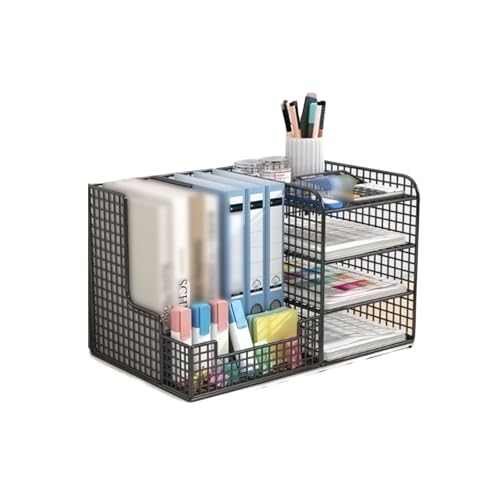 ZXCMY Iron Desktop Bookshelf Multi-Tier-Desktop-Bücherregal Multifunktional Desktop Bookshelf Rastel Desktop Booksel ZXCMY Iron Desktop Bookshelf Multi-Tier-Desktop-Bücherregal Multifunktional Desktop Bookshelf Rastel Desktop Booksel von ZXCMY