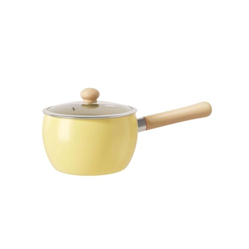 ZXCMY Keramikmilchpfanne Milchpfanne mit Deckel Leichter Milchpfanne Nicht-Stall-Milchpfanne Haushaltsmilchpfanne leicht zu reinigen Milchpfanne von ZXCMY