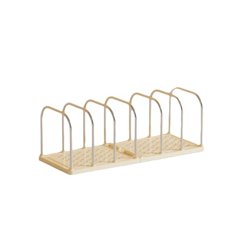 ZXCMY Plastic Desktop Bookshelf Abnehmbares Desktop-Bücherregal Open Desktop Bookshelf Mehrzweck-Desktop-Buchhandel Öffnen von ZXCMY