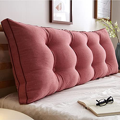 Kissen Bett Rückenlehne, Rückenlehne Wandkissen,Bedside-Stützkissen,Simplicity Mode Bequem Chic Täglich Gebrauch Große Rückenlehne , Lesekissen Für Bettrückenstützen Für Erwachsene,#4-150x20x50cm von ZXCVB