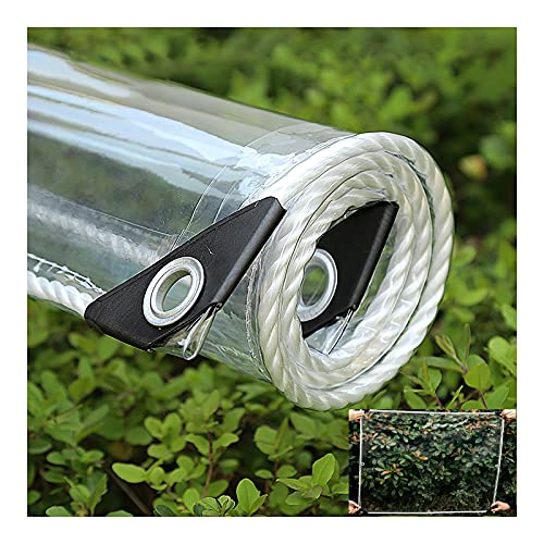 ZXCVBNAS Abdeckplane Transparent,PVC Vordächer Kunststoffplane Strapazierfähige, Wetterfeste Plane,Für Gartenmöbel, Grill,Pflanzendach,Pavillons,Vielseitige Gemüseabdeckung,2.5x3.5m/8.2x11.4ft ZXCVBNAS Abdeckplane Transparent,PVC Vordächer Kunststoffplane Strapazierfähige, Wetterfeste Plane,Für Gartenmöbel, Grill,Pflanzendach,Pavillons,Vielseitige Gemüseabdeckung,2.5x3.5m/8.2x11.4ft von ZXCVBNAS