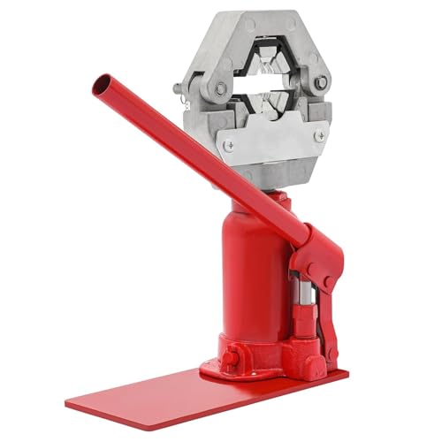 ZXCVBNMQ 7T Hydraulikschlauch-Crimpmaschine, 6,5-20 mm manuelle Schlauchcrimpmaschine, Flaschenheber-Crimpmaschine mit 4 Sätzen Matrizen für PVC-Gummischlauch ZXCVBNMQ 7T Hydraulikschlauch-Crimpmaschine, 6,5-20 mm manuelle Schlauchcrimpmaschine, Flaschenheber-Crimpmaschine mit 4 Sätzen Matrizen für PVC-Gummischlauch von ZXCVBNMQ
