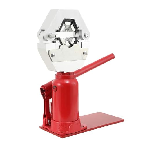 ZXCVBNMQ 7T Hydraulikschlauch-Crimpwerkzeug, manuelle Flaschenheberpresse Crimpzange mit 4 Sätzen Matrizenschlauch Pressklemme für 6,5-20 mm PVC-Gummischlauch ZXCVBNMQ 7T Hydraulikschlauch-Crimpwerkzeug, manuelle Flaschenheberpresse Crimpzange mit 4 Sätzen Matrizenschlauch Pressklemme für 6,5-20 mm PVC-Gummischlauch von ZXCVBNMQ