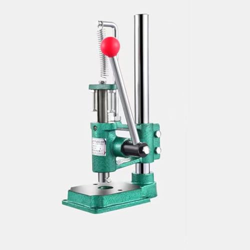 ZXCVBNMQ Desktop-Handstanzmaschine Leder Locher Multifunktions-Handlocher Manueller Pressstempel zum Crimpen Formen Schneiden Drehen (Round Heads 160KG) von ZXCVBNMQ