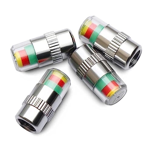 ZXCVWWE 4PCS Reifendruck 2,4 Bar 32 Psi Monitor Ventil Stem Sensor Anzeige Luft Alarm Warnung Alarm kit Druck Ventil Tools von ZXCVWWE