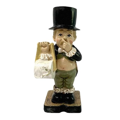 ZXCVWWE Gentleman Tissue Modern Badezimmer Papierhandtuch Figur Tissue Towel Room Napkin Decor Living Dispenser Papers von ZXCVWWE