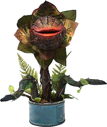 ZXCVWWE Horror Piranha Blume Garten Statue, Kannibale Pflanze Figuren, Künstliche Blume Harz Skulptur Halloween Gruselige Requisiten für Indoor Outdoor Home Rasen Hof Ornamente von ZXCVWWE