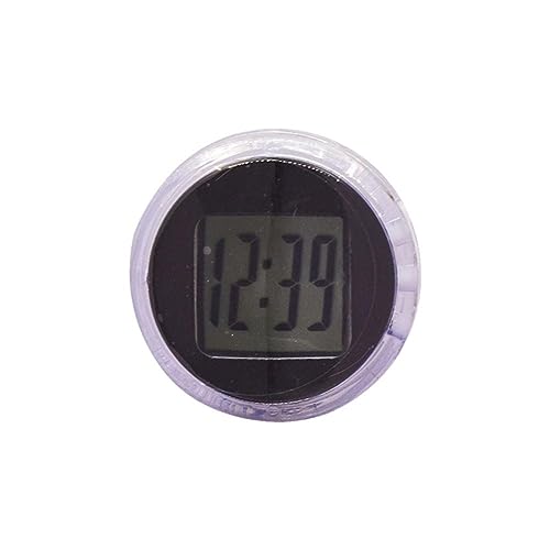 ZXCVWWE Neue Mini wasserdichte Motorrad Fahrrad Sticky Digital Display Uhr Uhr Dekoration Motorrad Innen Zubehör Auto Auto von ZXCVWWE