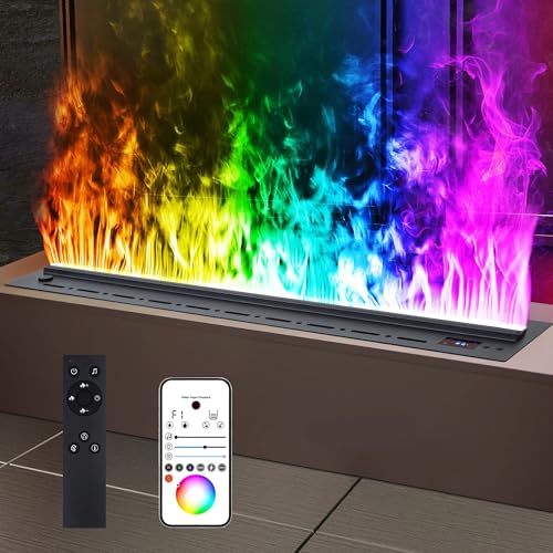 Elektrischer Kamin mit 3D-Zerstäubungstechnologie, einstellbare Flammenfarben, Befeuchtungsfunktion, automatische Wasserfüllung, leiser Betrieb, einfache Installation für eine bessere Atmosphäre im Elektrischer Kamin mit 3D-Zerstäubungstechnologie, einstellbare Flammenfarben, Befeuchtungsfunktion, automatische Wasserfüllung, leiser Betrieb, einfache Installation für eine bessere Atmosphäre im von ZXDTVFGN