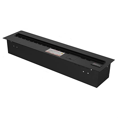 Wasserdampfkamin Einbau Elektrischer Kamin mit 3D Realistischer Flammeneffekt, ultradünner Edelstahl-Dampfkamin, Touch-Steuerung, elektrischer Kamin mit Fernbedienung (Color : 700mm) von ZXDTVFGN