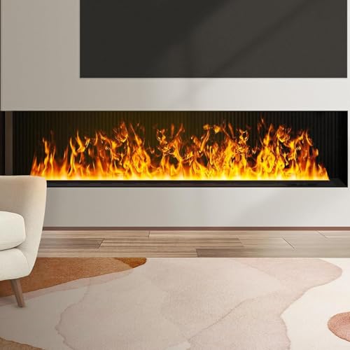 Wasserdampfkamin mit 3D-Verstäubter Flamme, Touchscreen und App-Steuerung für eine moderne häusliche Atmosphäre Wasserdampfkamin mit 3D-Verstäubter Flamme, Touchscreen und App-Steuerung für eine moderne häusliche Atmosphäre von ZXDTVFGN