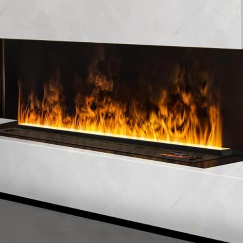 ZXDTVFGN 3D Wasserdampfkamin, Zerstäubter Kamin mit mehreren einstellbaren Flammenfarben und 5 Stufen, automatische Wasserfüllung, Touch/Fernbedienung/App, 1200 mm ZXDTVFGN 3D Wasserdampfkamin, Zerstäubter Kamin mit mehreren einstellbaren Flammenfarben und 5 Stufen, automatische Wasserfüllung, Touch/Fernbedienung/App, 1200 mm von ZXDTVFGN