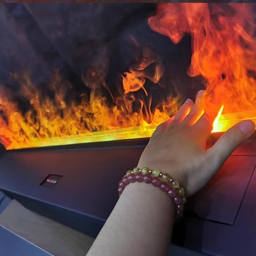 ZXDTVFGN Elektrischer 3D-Edelstahlkamin mit Rauch- und Flammenähnliche Flamme, verschiedene Farben und Flammeneinstellung für Schlafzimmer, Büro, Hotel, 1,5 m ZXDTVFGN Elektrischer 3D-Edelstahlkamin mit Rauch- und Flammenähnliche Flamme, verschiedene Farben und Flammeneinstellung für Schlafzimmer, Büro, Hotel, 1,5 m von ZXDTVFGN