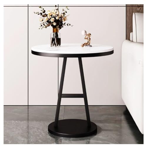 ZXDTVFGN Marmor Top Seite Runde Kaffee Gesinterte Stein Bedsides Goldene Beine Nachttisch Kreisförmige Sofa Ecke Ende Wohnen von ZXDTVFGN