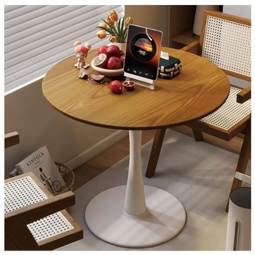ZXDTVFGN Runder Esstisch, 80 cm, moderner Küchentisch, Metallsockel, Rutschfester Ring, 4-Sitzer-Esszimmermöbel, Büro, Kreis, Café ZXDTVFGN Runder Esstisch, 80 cm, moderner Küchentisch, Metallsockel, Rutschfester Ring, 4-Sitzer-Esszimmermöbel, Büro, Kreis, Café von ZXDTVFGN