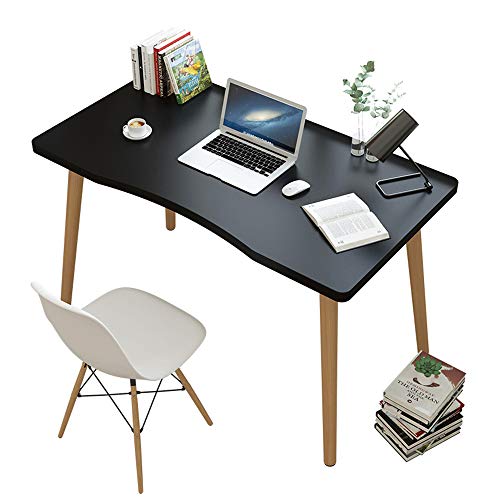 Büro-Computertisch aus massivem Holz, Arbeitstisch, einfacher und moderner Schreibtisch, Laptop-Gaming-Tisch, für kleine Räume, Heimarbeitsplätze, b von ZXFDMSWJ