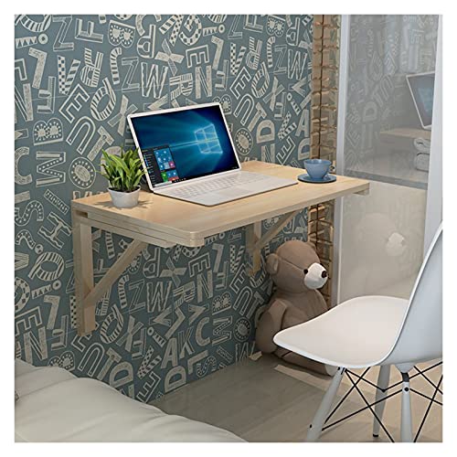 Klappbarer Wandschreibtisch, zusammenklappbare Schreibtische für Heimarbeit, Esstisch, Schreibtisch, wandmontierter Computertisch, 14 Größen (Farbe: A, Größe: 100 von ZXFDMSWJ
