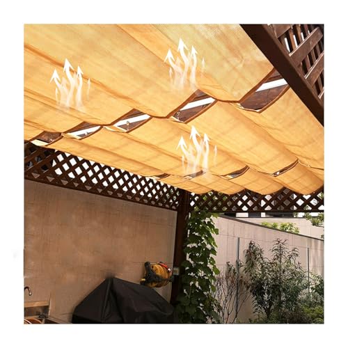 ZXFDMSWJ Einziehbare Pergola-Abdeckung in U-Form mit Wellensegel für Wärmedämmung, Lichtdurchlässigkeit und Belüftung zusammen-/auszufalten (B 1,2 x L 9 m/B 3,9 x L 29,5 ZXFDMSWJ Einziehbare Pergola-Abdeckung in U-Form mit Wellensegel für Wärmedämmung, Lichtdurchlässigkeit und Belüftung zusammen-/auszufalten (B 1,2 x L 9 m/B 3,9 x L 29,5 von ZXFDMSWJ