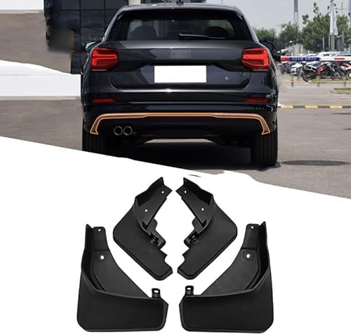 ZXFENG Auto Schmutzfänger Ersatz für Audi Q2/Q2L 2017-2022 Kratzfest Spritzschutz Auto Front Heck Spritzschutz Abdeckung Kotflügelschoner von ZXFENG