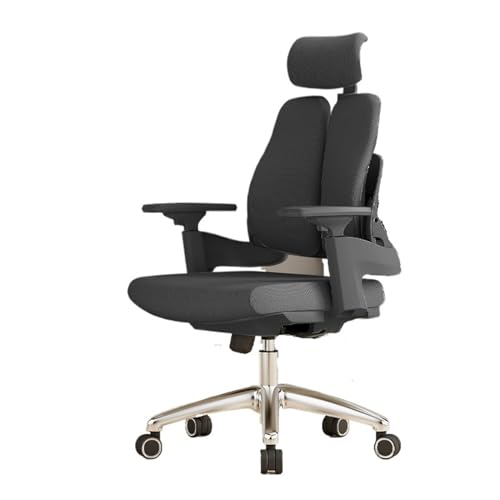 Bürostuhl Schreibtischstuhl, Chefsessel, verstellbarer Sitz, hohe Rückenlehne, Bürostuhl, rollbarer Schreibtischstuhl mit verstellbarer Armlehne, Lordosenstütze, Kopfstütze Computerstuhl(Schwarz) Bürostuhl Schreibtischstuhl, Chefsessel, verstellbarer Sitz, hohe Rückenlehne, Bürostuhl, rollbarer Schreibtischstuhl mit verstellbarer Armlehne, Lordosenstütze, Kopfstütze Computerstuhl(Schwarz) von ZXFIYTBH