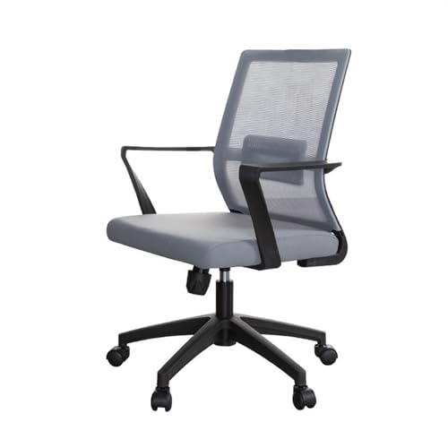 ZXFIYTBH Bürostuhl Mode Drehstuhl Büro Mesh Stuhl Lift Sitz Ergonomischer Stuhl Home Office Computerstuhl(Grigio) von ZXFIYTBH